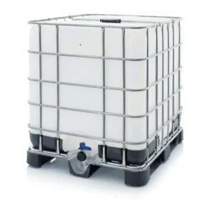 Trinkwassertank 1000 Liter, auf Kunststoffpalette