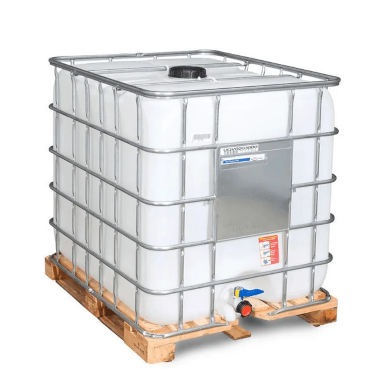 Regenwassertank 1000 Liter, auf Holzpalette